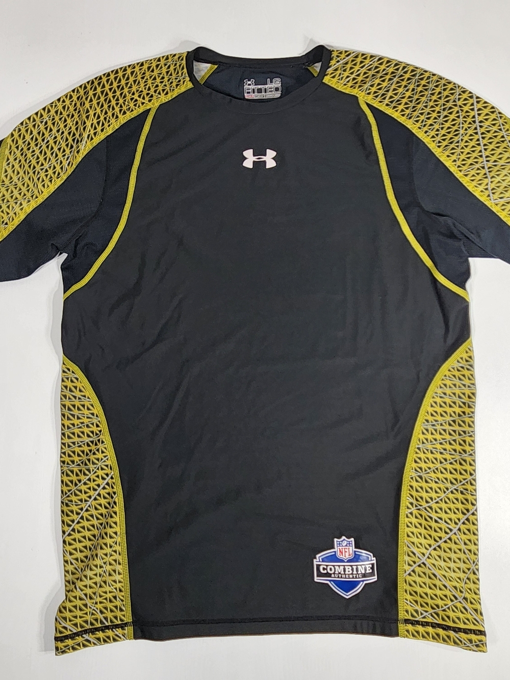 Under Armour Men's Black & Yellow Athletic Shirt - NFL Combine